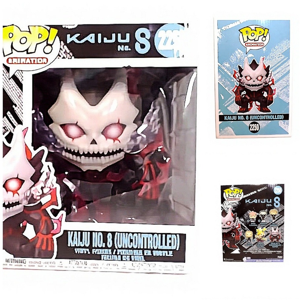 Kaiju No 8 Figure Funko Pop Animation Uncontrolled Vinyl Figure Boxed